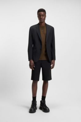 Relaxed-fit T-shirt in cotton with logo print, Brown