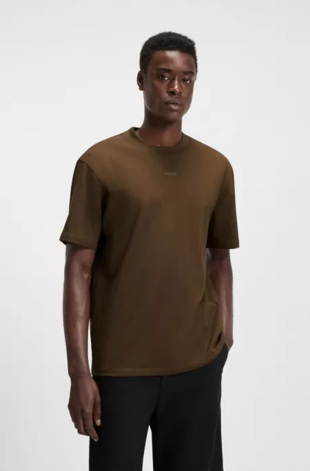 Relaxed-fit T-shirt in cotton with logo print