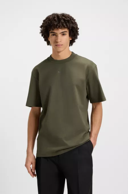 Relaxed-fit T-shirt in cotton with logo print