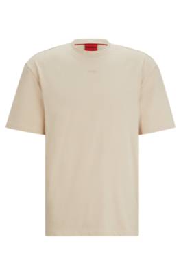 Hugo Boss Relaxed-fit T-shirt In Cotton Jersey With Printed Logo
