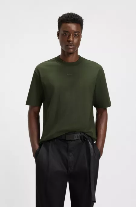 Relaxed-fit T-shirt in cotton with logo print