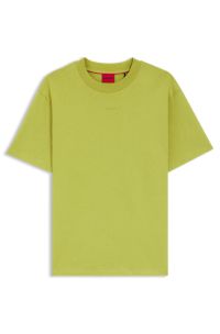 Relaxed-fit T-shirt in cotton with logo print, Light Green