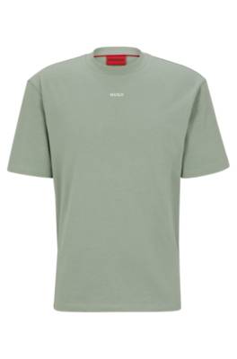 Hugo Boss Relaxed-fit T-shirt In Cotton Jersey With Printed Logo