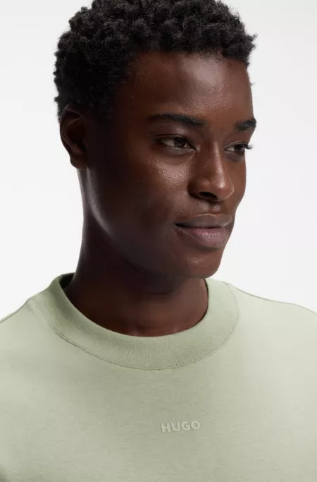 Relaxed-fit T-shirt in cotton with logo print