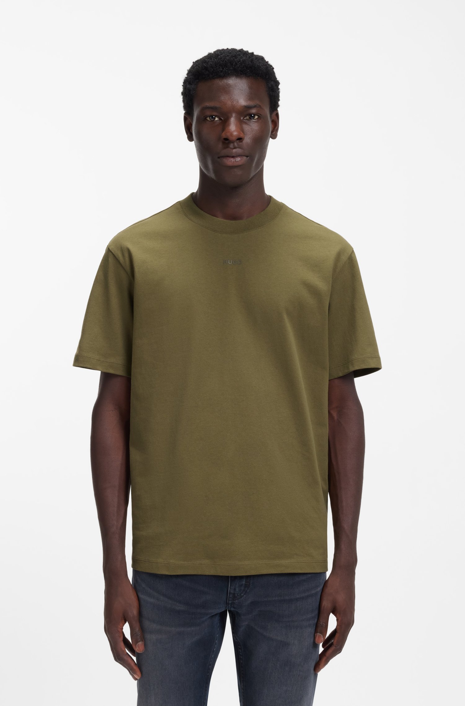 Hugo Cotton-jersey T-shirt herr