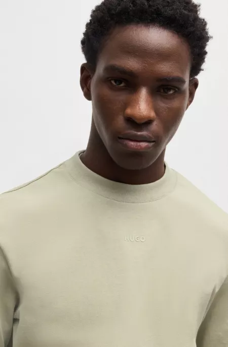 Relaxed-fit T-shirt in cotton with logo print