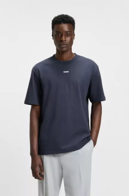 Relaxed-fit T-shirt in cotton with logo print