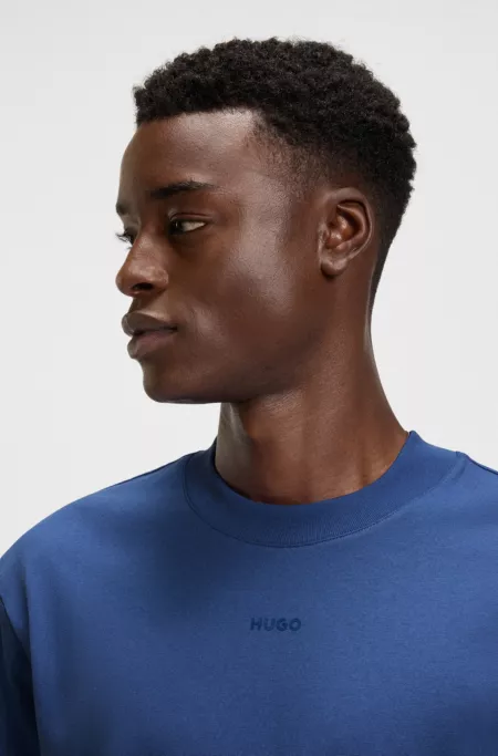Relaxed-fit T-shirt in cotton with logo print