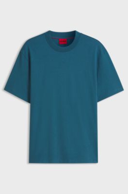 Cotton-jersey T-shirt, Blue