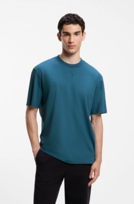 Cotton-jersey T-shirt, Blue