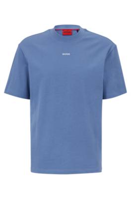 Hugo Boss Relaxed-fit T-shirt In Cotton Jersey With Printed Logo