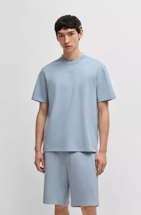 Relaxed-fit T-shirt in cotton with logo print