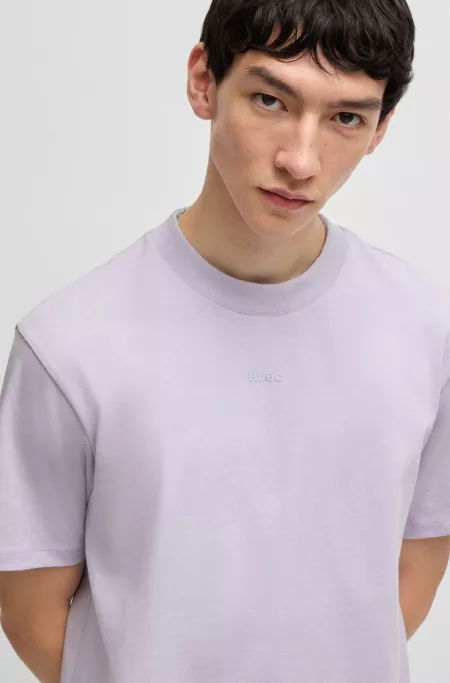 Relaxed-fit T-shirt in cotton with logo print