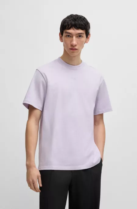 Relaxed-fit T-shirt in cotton with logo print