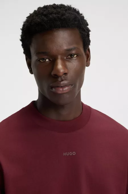 Relaxed-fit T-shirt in cotton with logo print