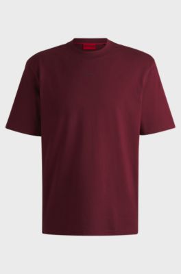 Cotton-jersey T-shirt, Dark Red