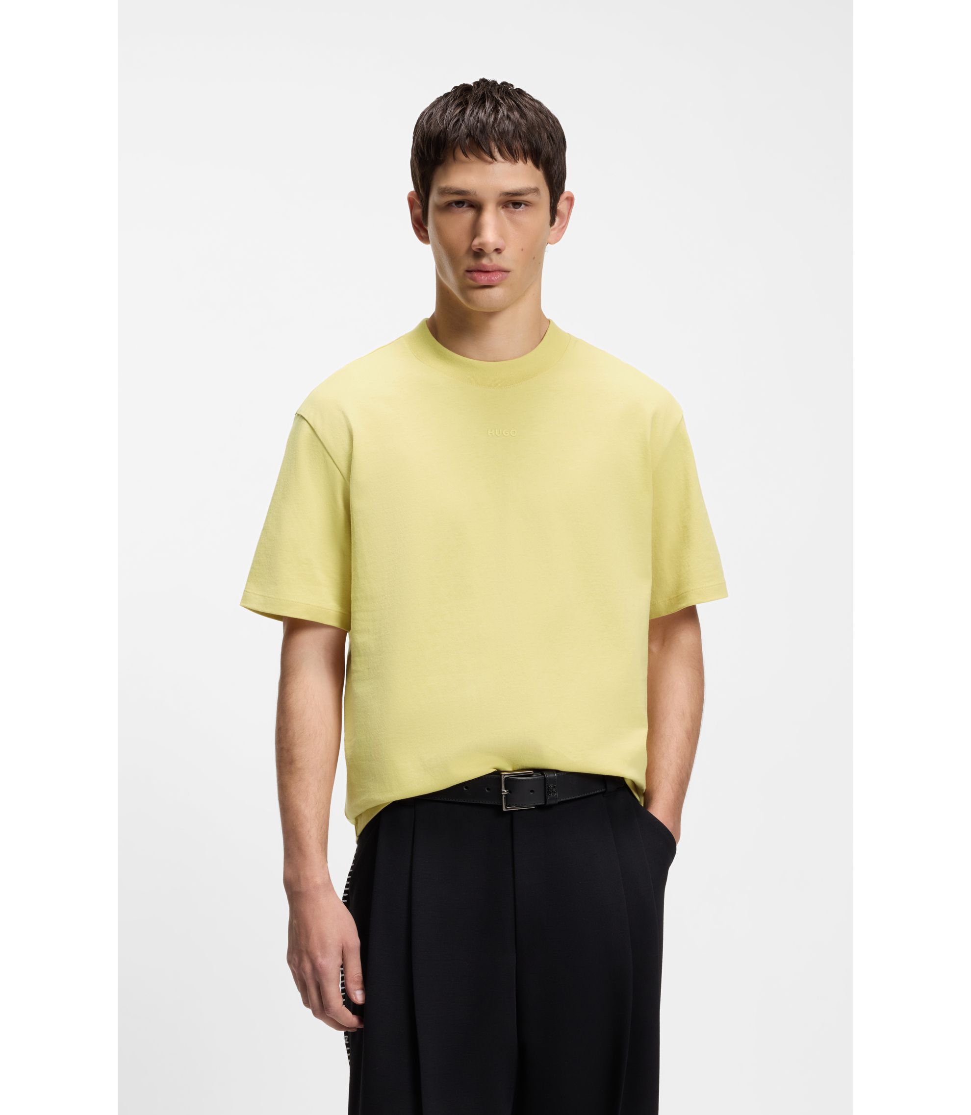Men's T-Shirts | Yellow | HUGO BOSS