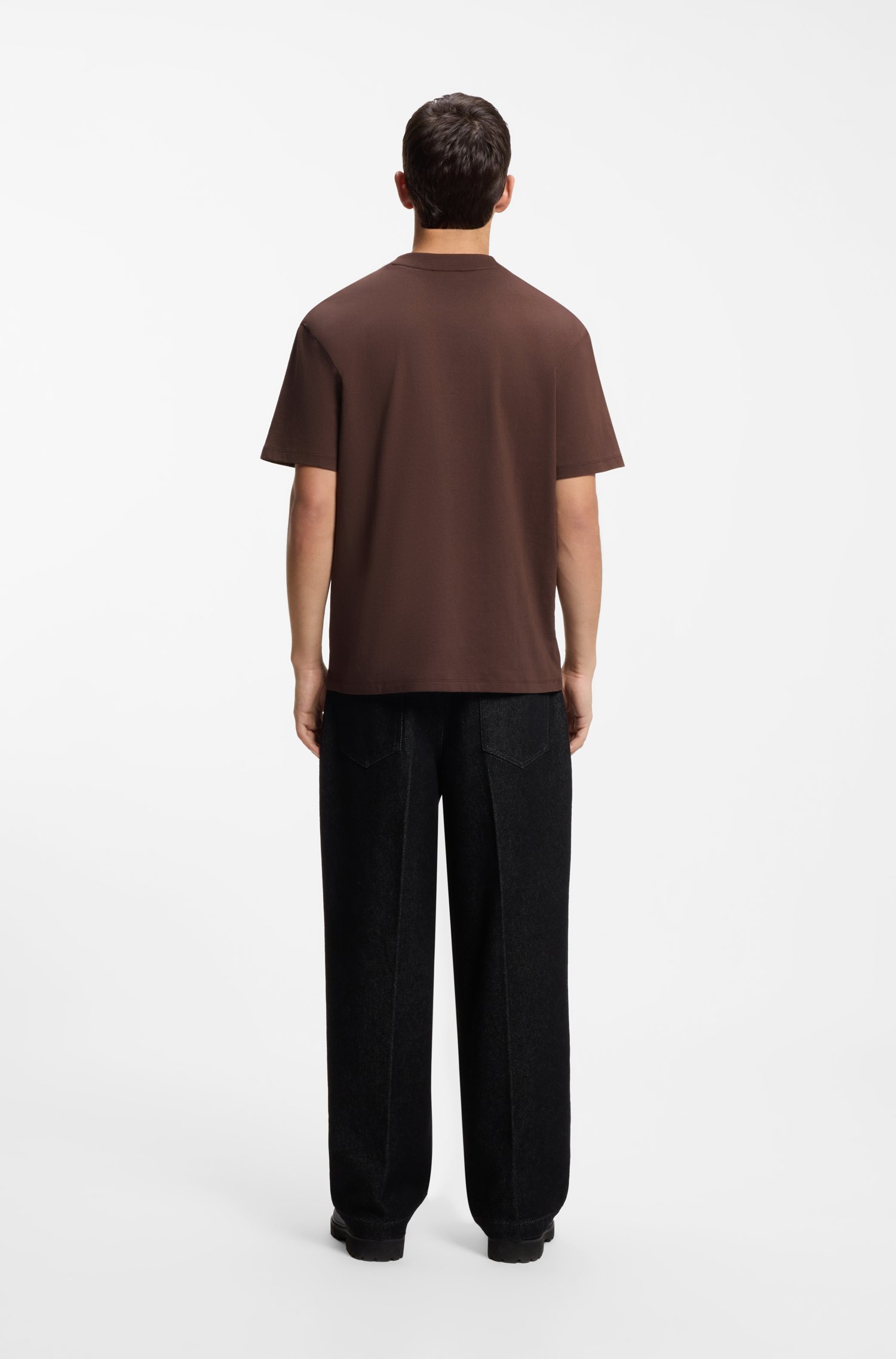 Hugo Cotton-jersey T-shirt herr – bild 3