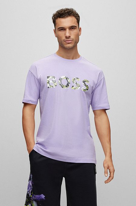 Stylish Purple T-Shirts for Men by HUGO BOSS | BOSS Men