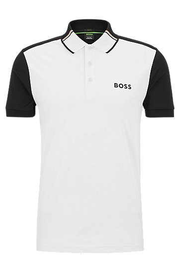 BOSS 博斯BOSS x Matteo Berrettini 徽标 Polo 衫,  100_White