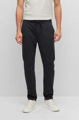 Moda Pantalones Pantalones anchos Hugo Boss Pantal\u00f3n anchos negro estilo \u00abbusiness\u00bb 