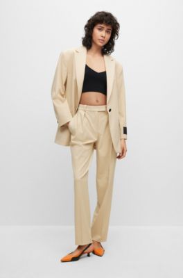 beige formal pants