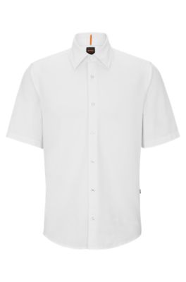 BOSS - Regular-fit shirt in Oxford cotton