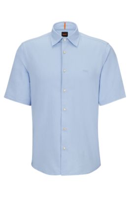 BOSS - レギュラーフィットシャツ コットンオックスフォード 