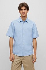 Regular-fit overhemd van Oxfordkatoen, Lichtblauw