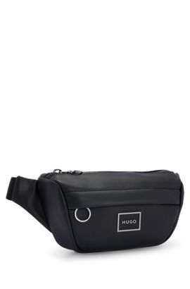 Mens Bags Belt Bags waist bags and bumbags BOSS by HUGO BOSS Synthetic Logo-print Belt Bag in Black for Men 