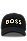 BOSS 博斯针织珠地布徽标刺绣鸭舌帽,  002_Black