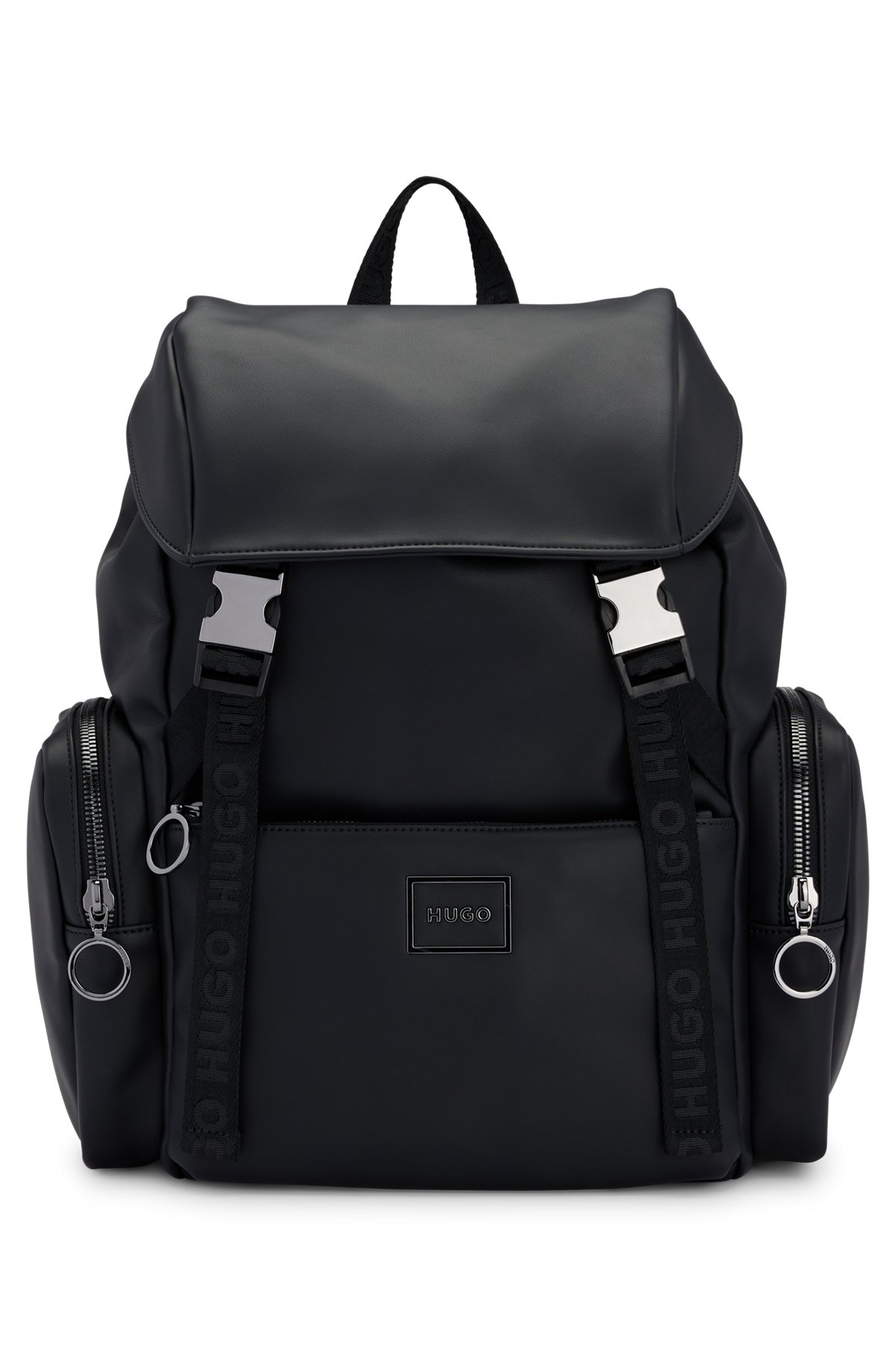 HUGO - Hardware-trimmed backpack with framed logo