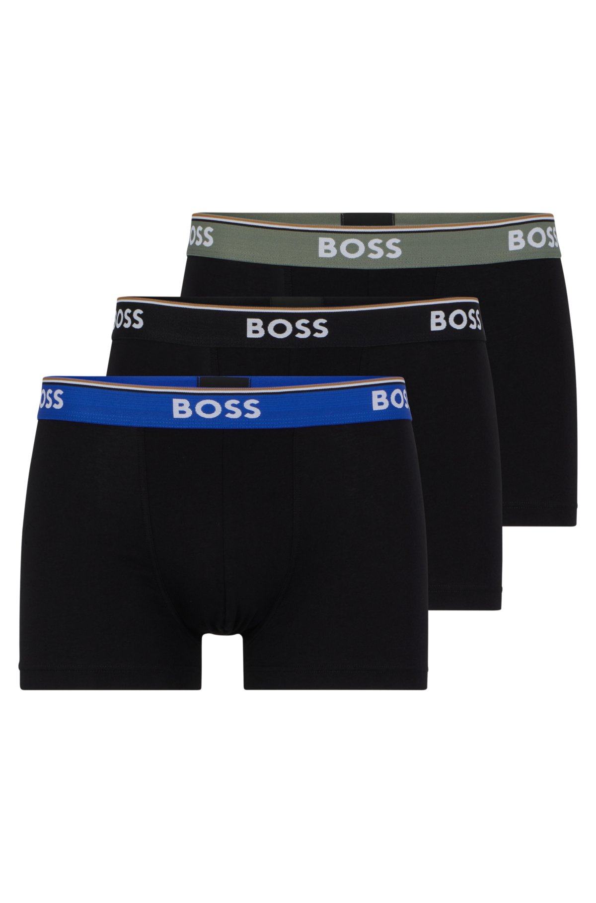 BOSS - Three-pack of trunks with logo