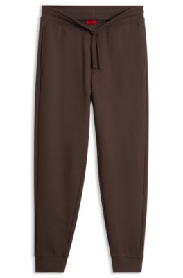 Hugo Uomo Marrone Pantaloni Della Tuta In Cotone