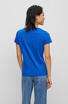 BOSS - オーガニックコットン スリムフィット Tシャツ トーナルロゴ