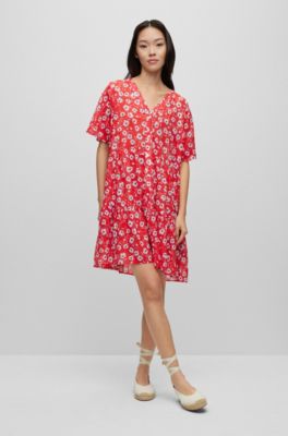 Stylish Red Summer Dresses for Women by HUGO BOSS