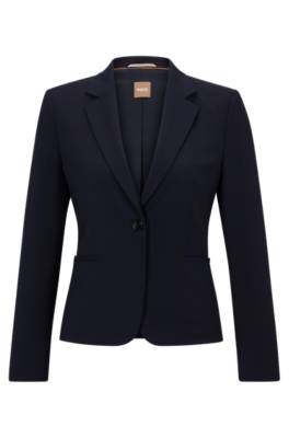 Boss Regular-fit blazer in Italian-made virgin wool dam – bild 4
