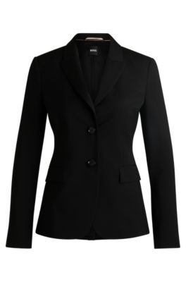 BOSS - Regular-fit blazer in virgin wool