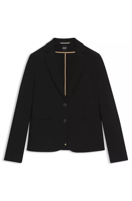 Slim-fit jacket in stretch fabric