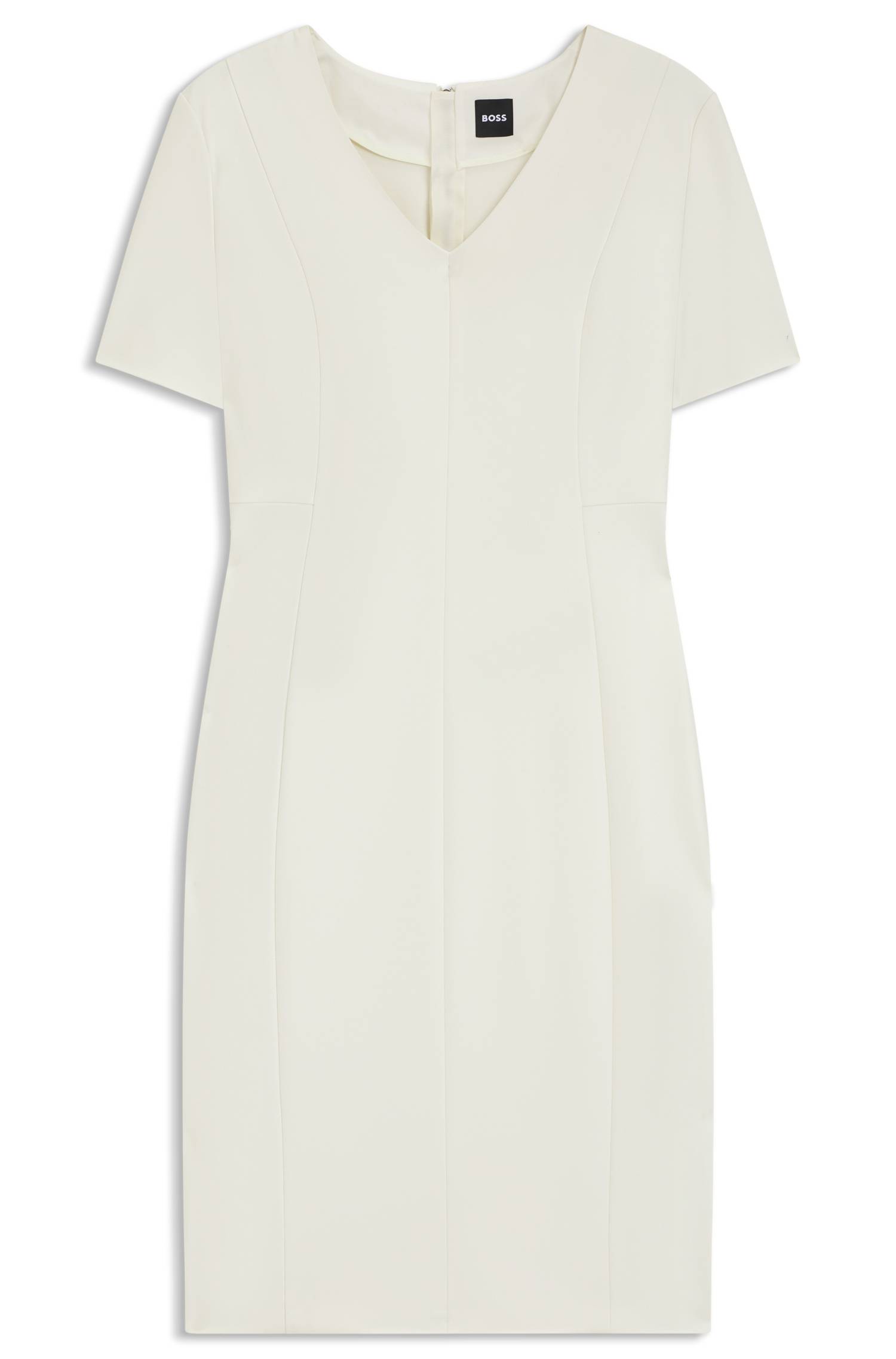 Boss V-neck business dress with seam details klänningar dam – bild 4