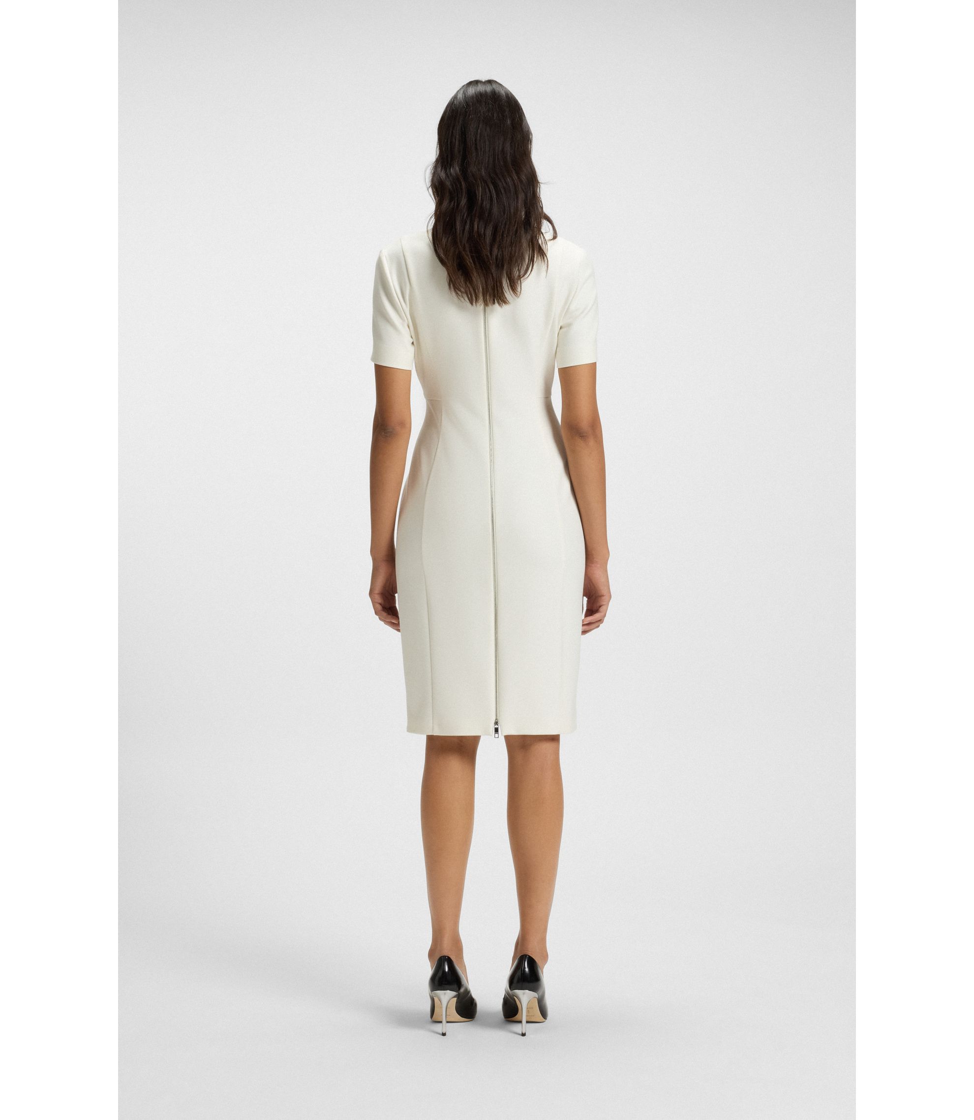 ワンピース BOSS Woman Dress White 50540871 118 hbeu50490044_118_310?wid=1980&