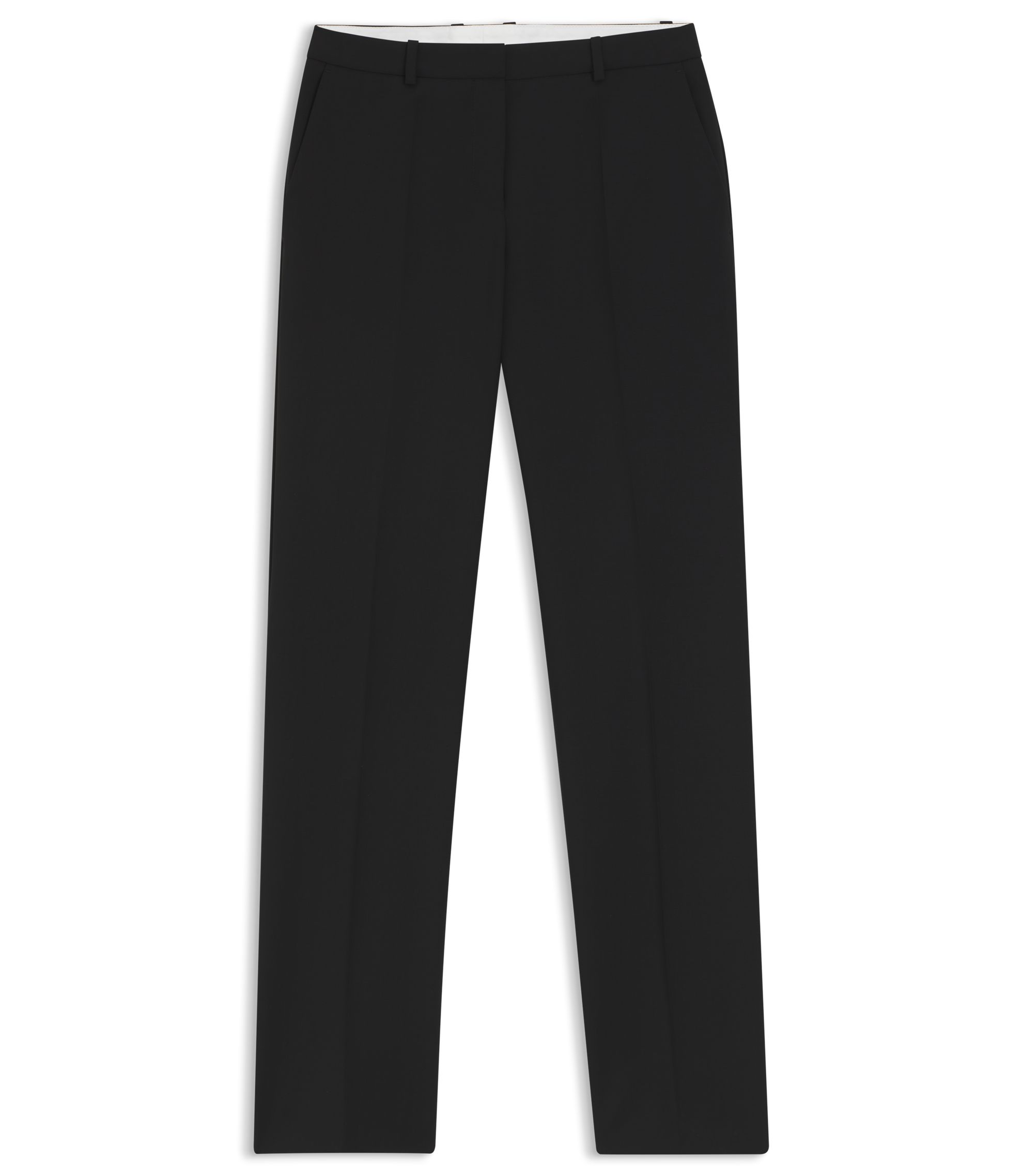 Pantalon Habillé Homme Hugo Boss - Noir, Laine Et Polyester, Taille US 32 / IT 48, Neuf Avec étiquettes