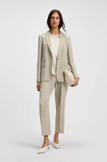 Veste Regular en crêpe infroissable