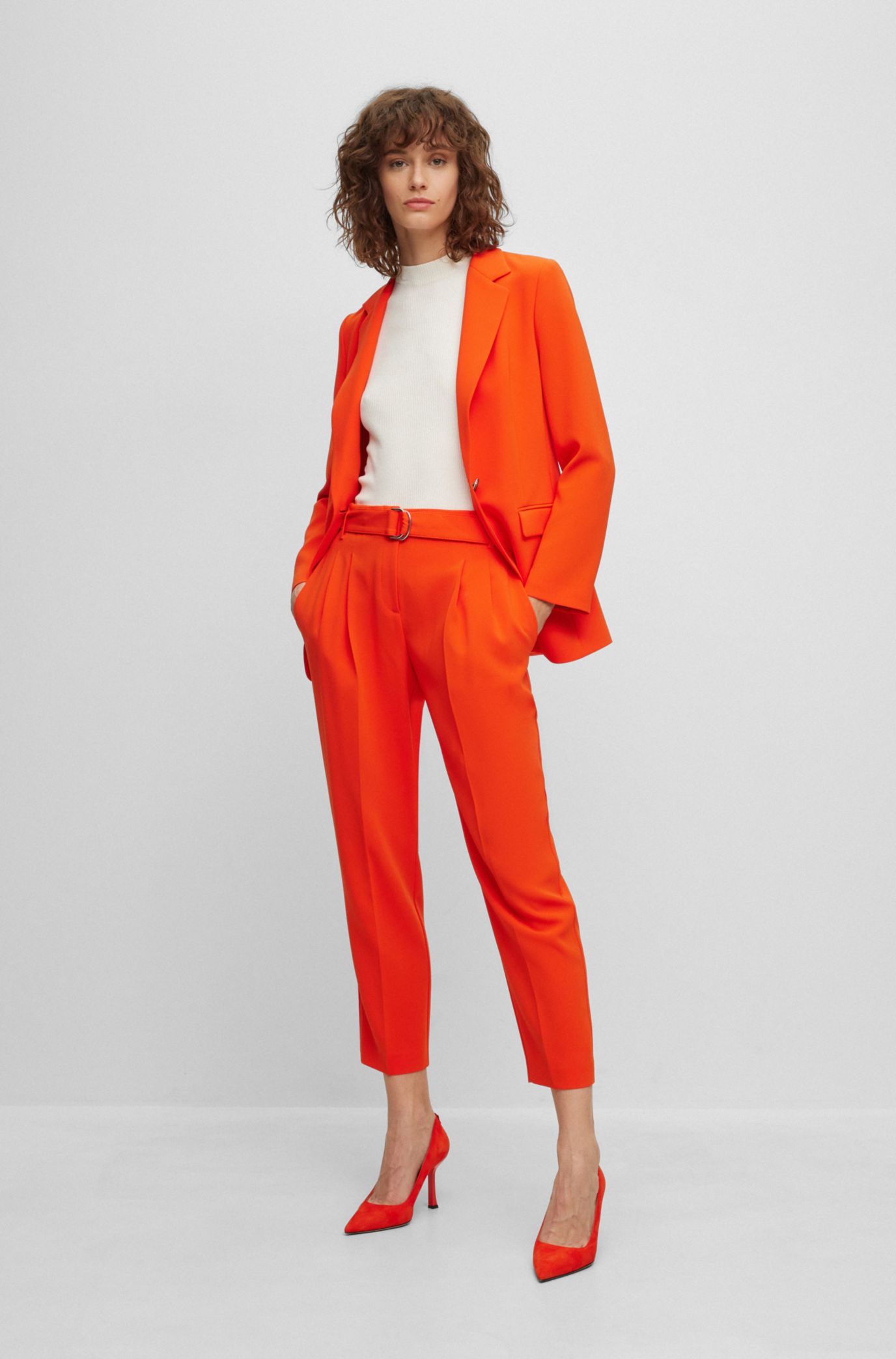 Hugo boss cheap orange suit