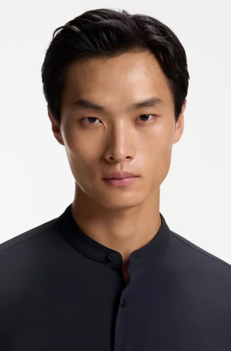 Chemise Slim Fit en jersey stretch performant