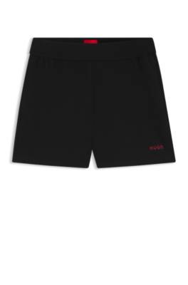 Logo-print shorts in stretch fabric 1