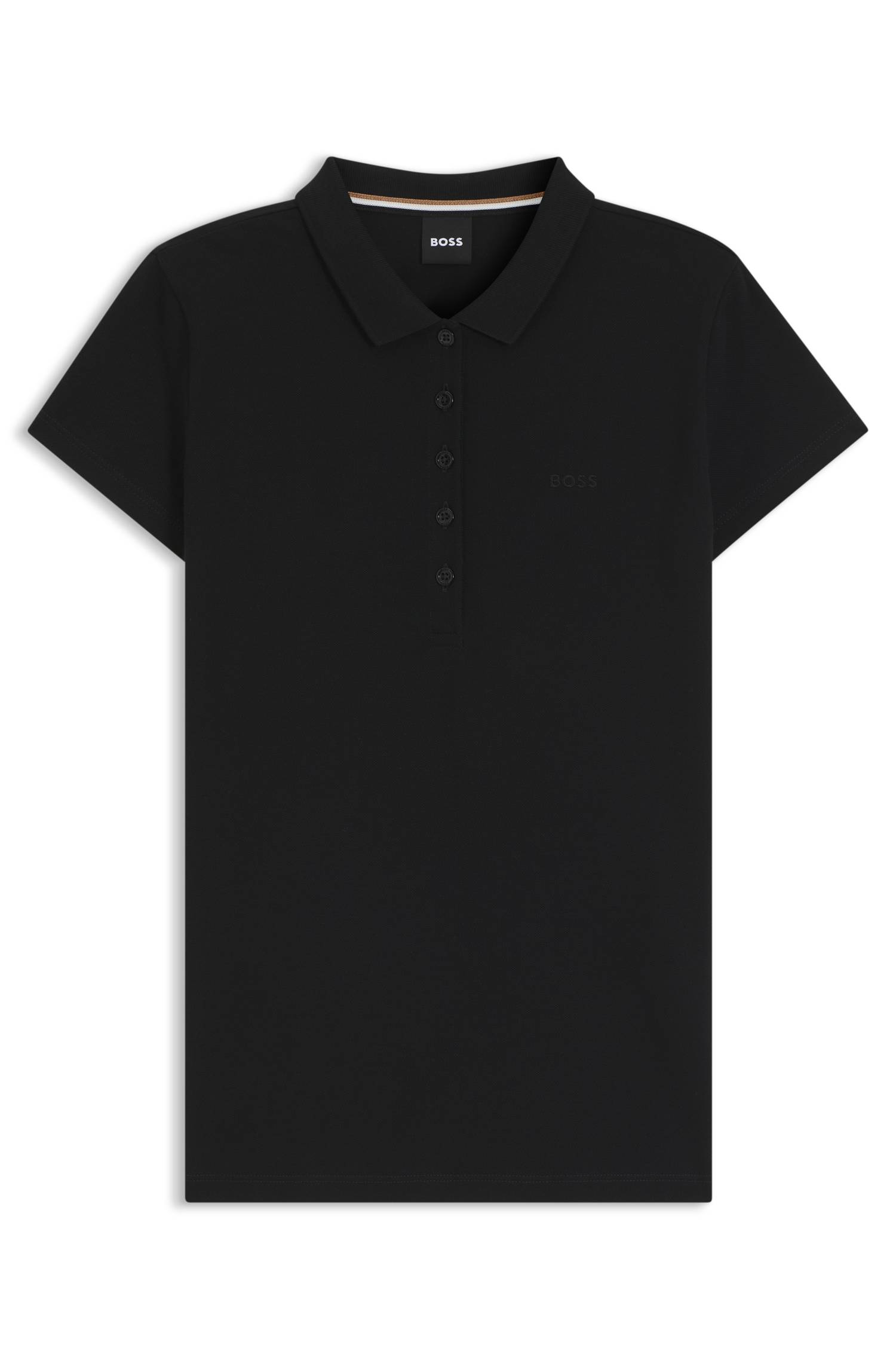Boss Cotton-piqué polo shirt with logo detail pikéer herr – bild 4