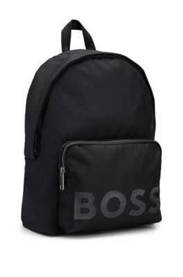 ボス HUGO BOSS☆ラージロゴ バックパック リュックサック | www