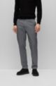 Pantalon Slim Fit en coton mélangé, Gris