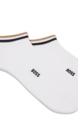 Boss Two-pack of ankle socks with signature-stripe cuffs övrigt herr – bild 4